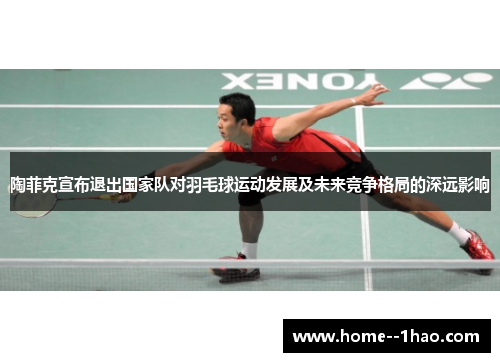 陶菲克宣布退出国家队对羽毛球运动发展及未来竞争格局的深远影响